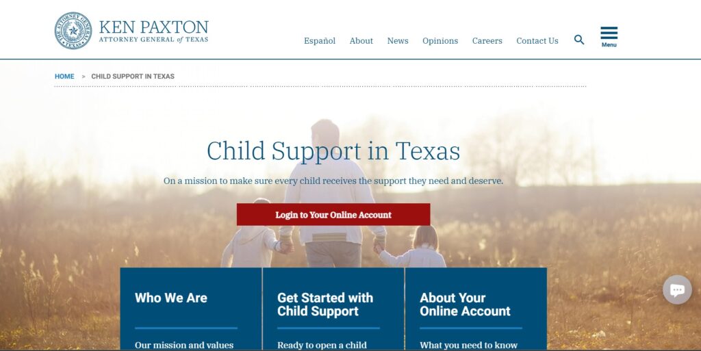 Downloading Your Texas Child Support Pay History and Balance from the Attorney General's Website